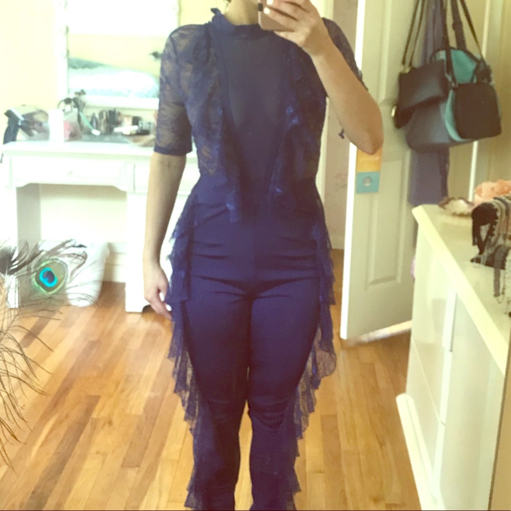 NEVER WORN PURPLE JUMPSUIT